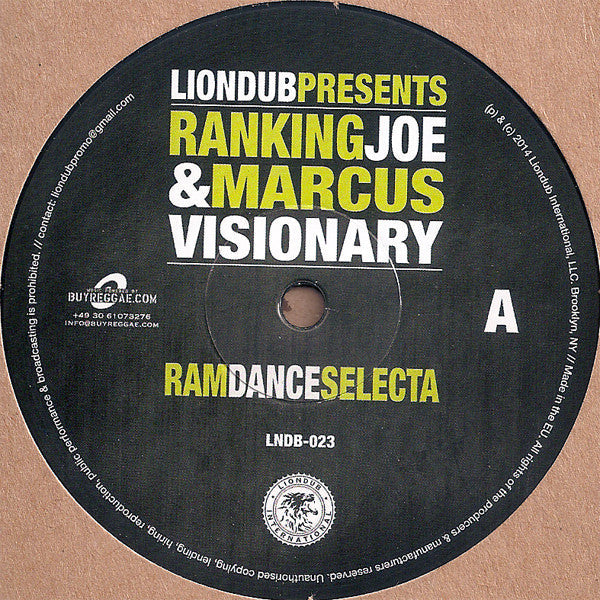 Ranking Joe & Marcus Visionary : Ram Dance Selecta / Jungle General (12")