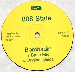 808 State : Bombadin / Marathon (12", Promo)