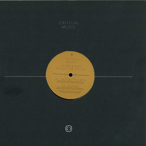 Kasra & Enei : Inside The Box EP (12", EP)