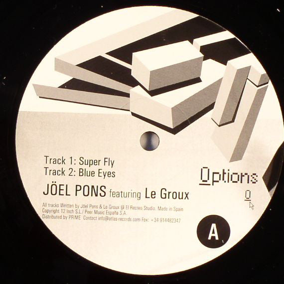Joël Pons : Super Fly (12")
