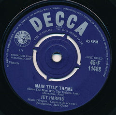 Jet Harris : Main Title Theme (From The Man With The Golden Arm) (7")