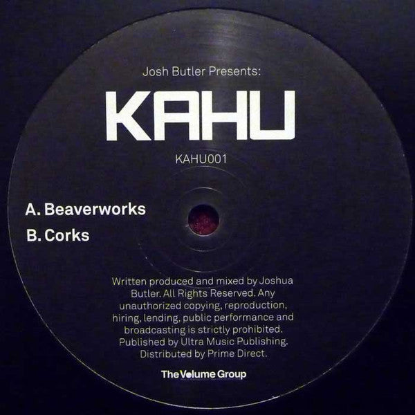 Josh Butler (3) , Presents KAHU (2) : Beaverworks / Corks (12")