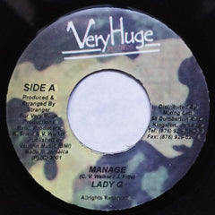 Lady G / Alley Cat (4) : Manage / Call Him Name (7", Single)