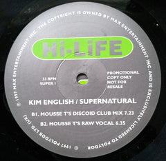 Kim English : Supernatural (12", Promo)
