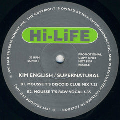 Kim English : Supernatural (12", Promo)
