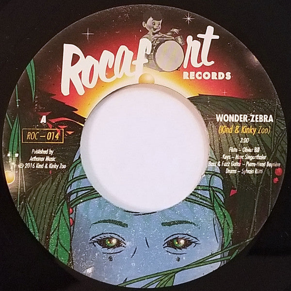 Kind & Kinky Zoo : Wonder Zebra / V.L.A.M. (Lack Of Afro Remix) (7")