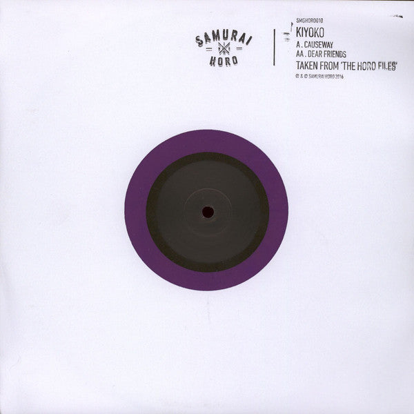 Kiyoko (2) : Causeway / Dear Friends (10", Ltd, W/Lbl, Pur)