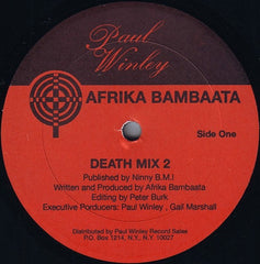 Afrika Bambaataa : Death Mix "2" (12")