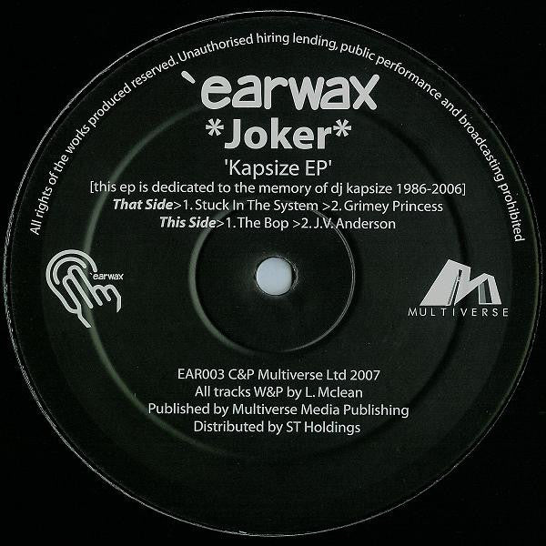 Joker (5) : Kapsize EP (12", EP)
