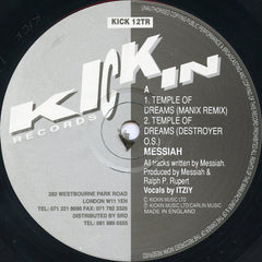 Messiah : Temple Of Dreams (Manix Remix) (12")