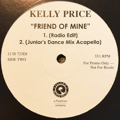 Kelly Price : Friend Of Mine (12", Promo)