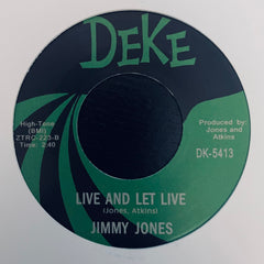 Jimmy Jones - Do What Comes Natural / Live And Let Live - Deke – DK-5412