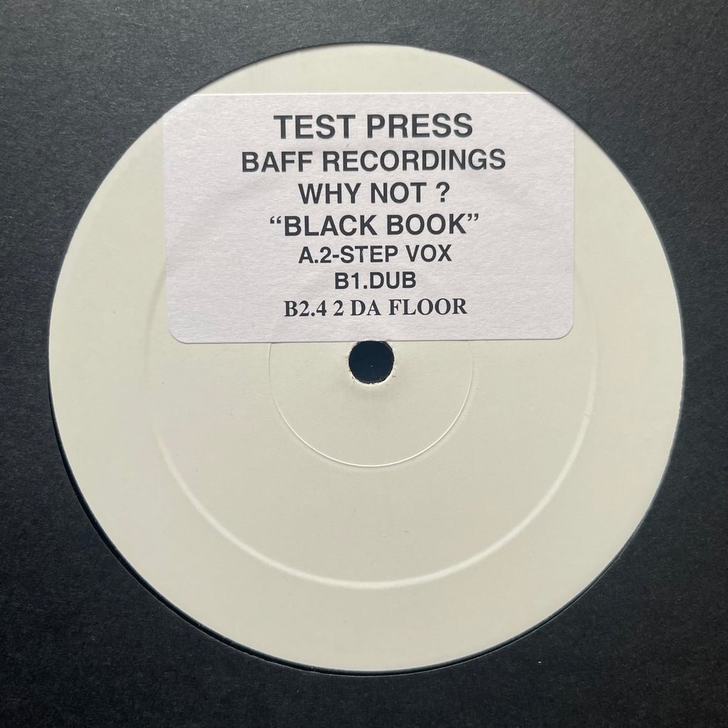 Why Not - Black Book Baff Recordings – BR002
