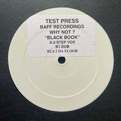 Why Not - Black Book Baff Recordings – BR002
