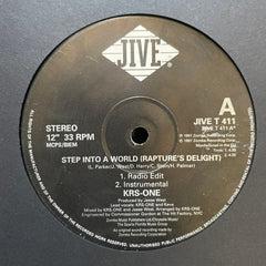 KRS-One - Step Into A World (Rapture's Delight) JIVET411, 0516436, 70516436