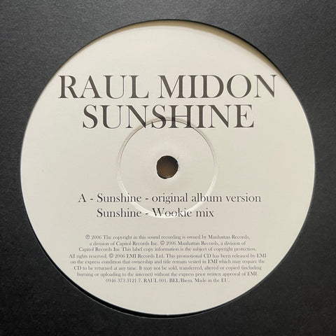 Raul Midon - Sunshine RAUL01