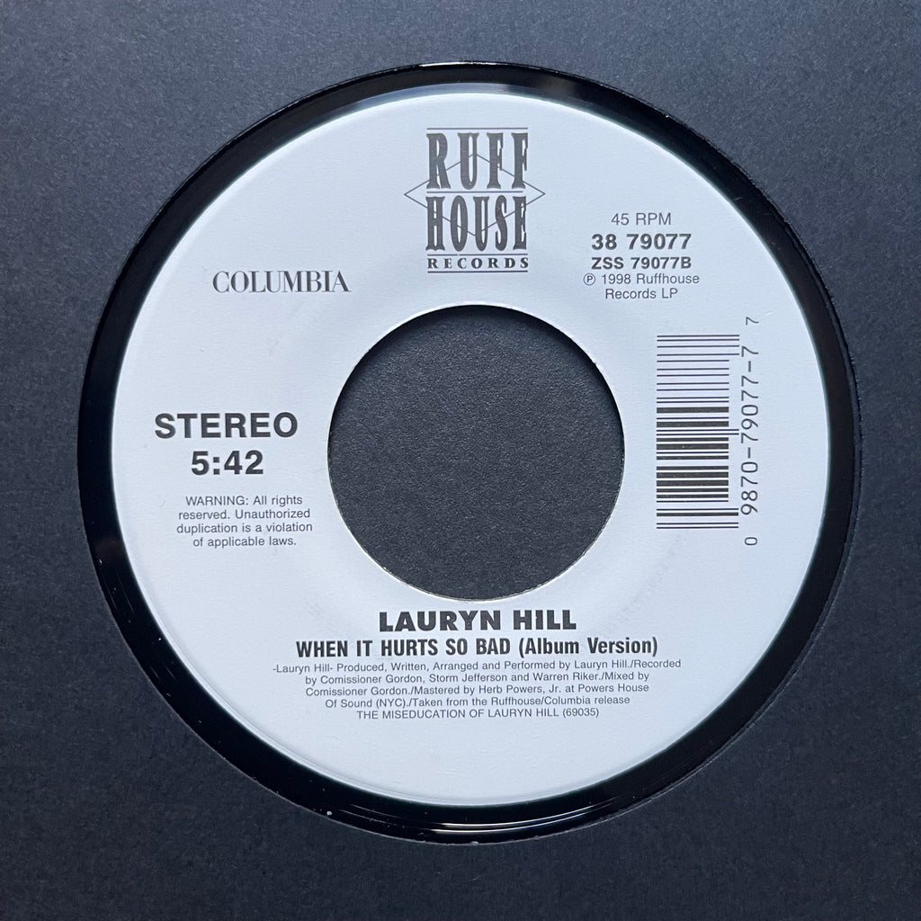 Lauryn Hill – Ex-Factor / When It Hurts So Bad Ruffhouse Records – 3879077