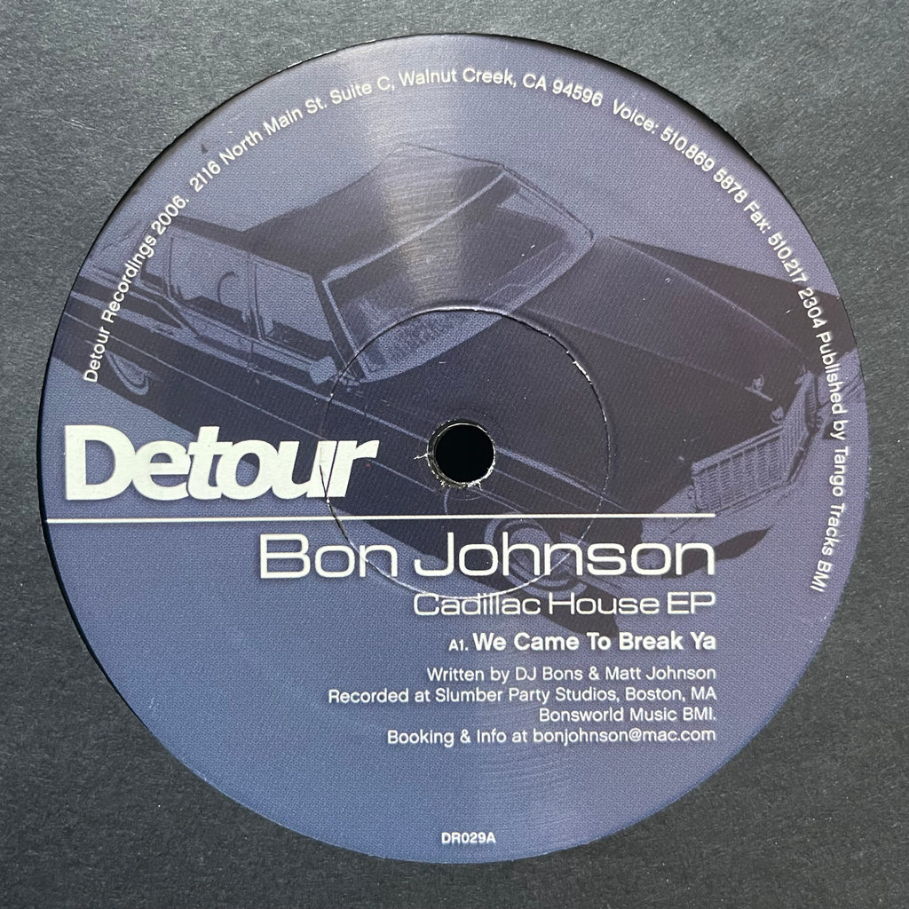 Bon Johnson - Cadillac House EP DR029