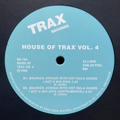 Blackman / Maurice Joshua With Hula - House Of Trax Volume 4 RHTX4