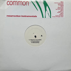 Common – Resurrection Instrumentals RESSURINS001