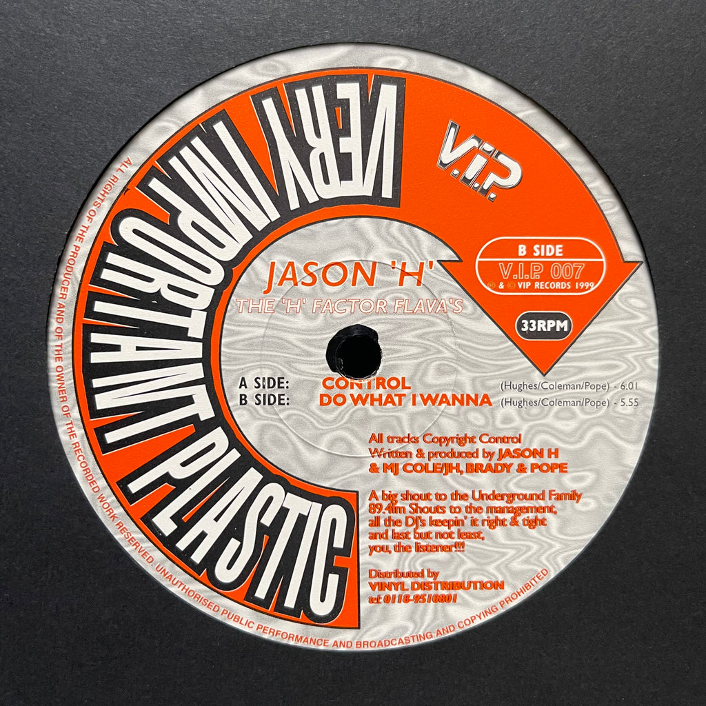 Jason H - The 'H' Factor Flavas VIP007