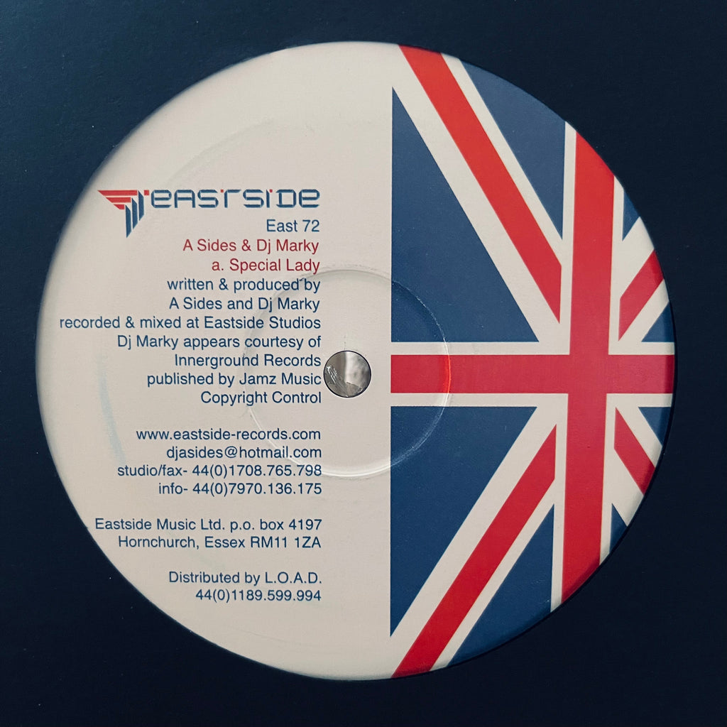 A Sides & DJ Marky – Special Lady / Montpellier Eastside Records – EAST72