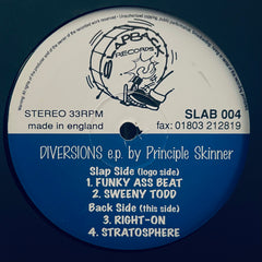Principle Skinner – Diversions EP Slapback Records – SLAB004