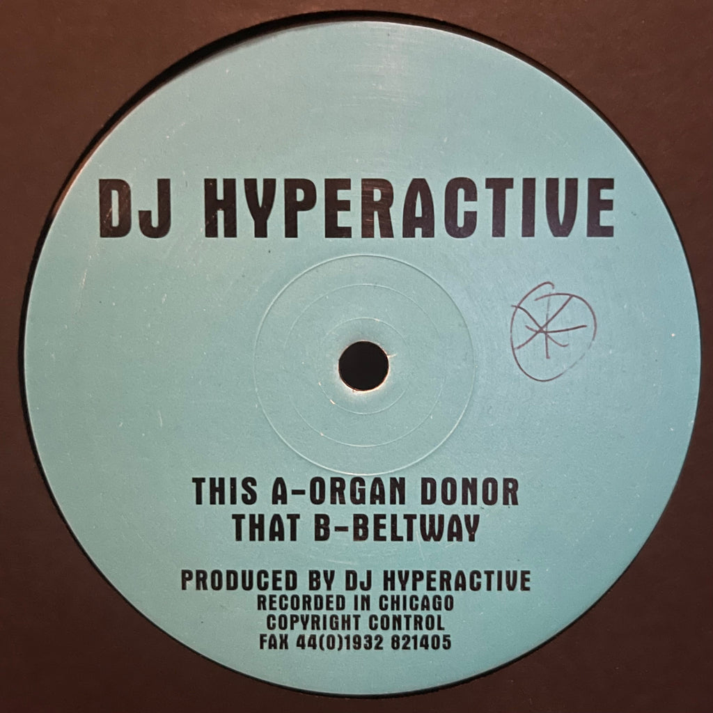 DJ Hyperactive – Organ Donor Missile Records – Missile17