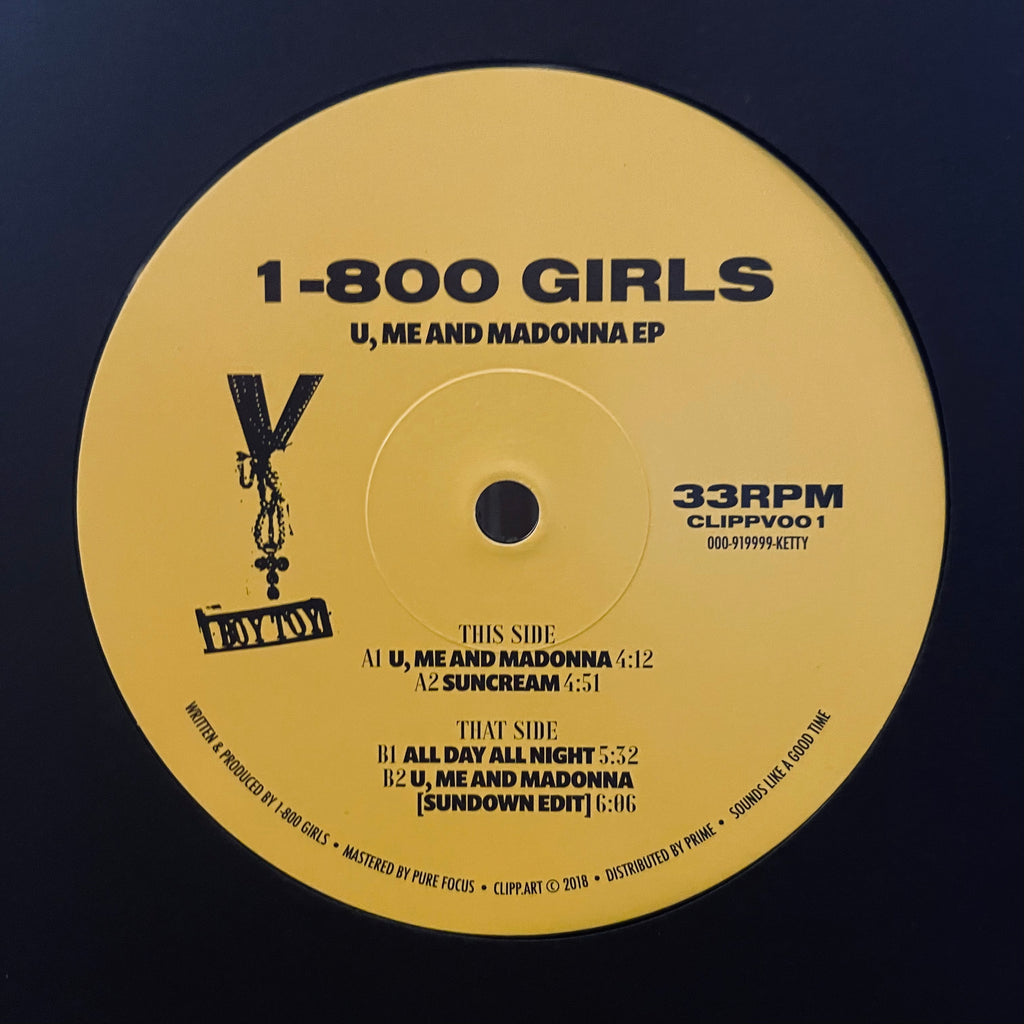 1-800 GIRLS – U, Me And Madonna EP - clippart – CLIPPV001