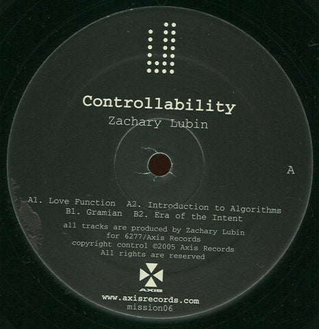 Zachary Lubin – Controllability