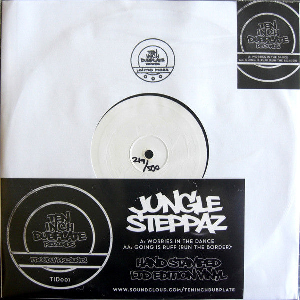 Jungle Steppaz : Worries In The Dance (10", Ltd, Num, Sta)