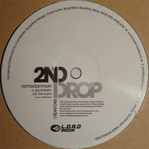 Ramadanman : Good Feelin / The Woon (12")