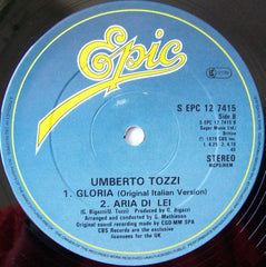 Umberto Tozzi : Gloria (12")