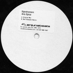 Signalrunners : Aria Epica (12", Promo, W/Lbl, Sti)