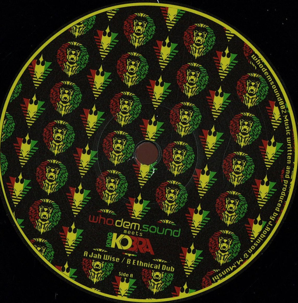 WhoDemSound Meets King Kobra - Jah Wise / Ethnical Dub 10" WhoDemSound WHODEM002