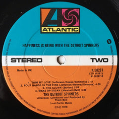 Spinners : Happiness Is Being With The Detroit Spinners (LP, Album)