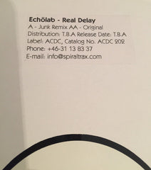 Echölab : Real Delay (12", W/Lbl)