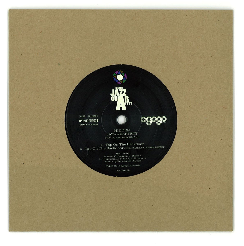 Hidden Jazz Quartett, Greg Blackman - Tap On The Backdoor 7" AR086VL Agogo Records
