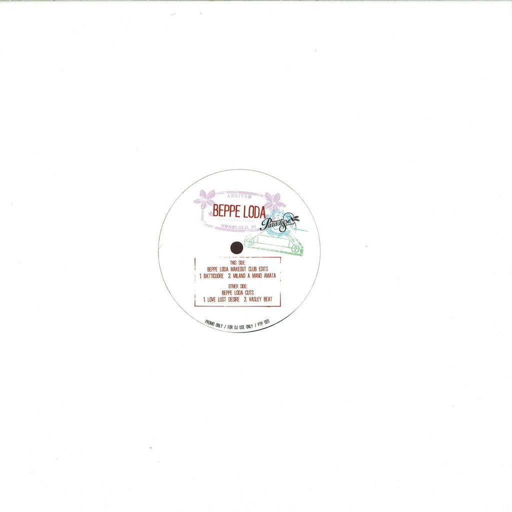 Beppe Loda – Passport To Paradise Passport To Paradise – PTP001