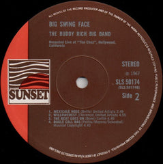 Buddy Rich Big Band : Big Swing Face (LP, RE)