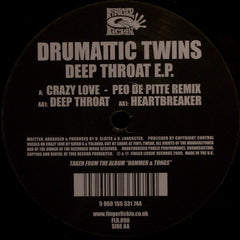 Drumattic Twins : Deep Throat E.P. (12", EP)