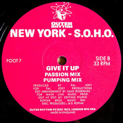 Soho : Hot Music / Give It Up (12")