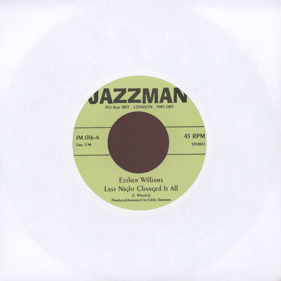 Esther Williams / Tommie Young – Last Night Changed It All Jazzman – JM.016
