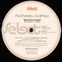 Paul Paredes and Scott Pace : Restless Flight (Demarkus Lewis Mixes) (12")