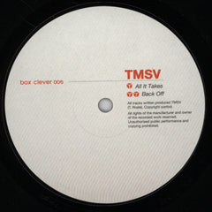 TMSV - All It Takes / Back Off 10" BOXCL006 Box Clever