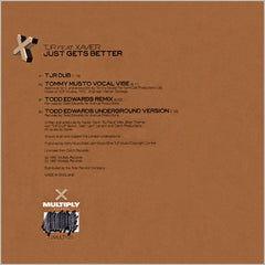 TJR Feat. Xavier : Just Gets Better (12")