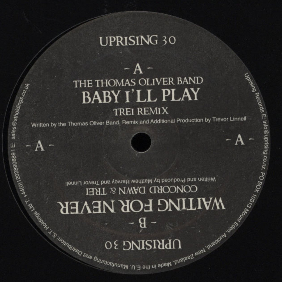 Concord Dawn, Trei - Wipeout EP Part 2 12" RISE030 Uprising Records