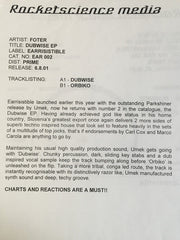 Foter : Dubwise EP (12", EP, Promo)