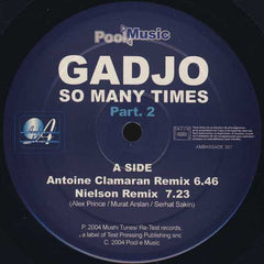 Gadjo : So Many Times (Part 2) (12")