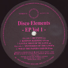 Disco Elements : EP Vol 1 (12", EP)